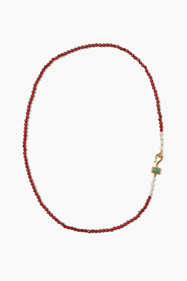 Chan Luu Necklaces Santos Necklace Carnelian Mix 8211 Women