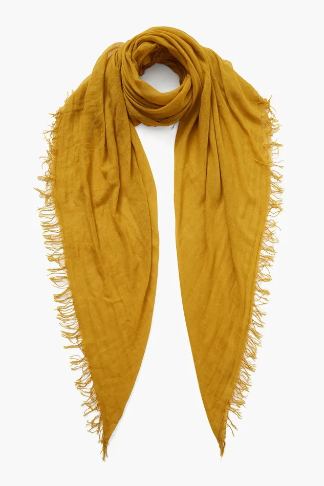 Chan Luu Scarves Cashmere And Silk Scarf Green Sulphur 8211 Women