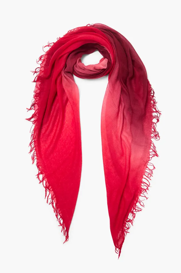 Chan Luu Scarves Cashmere And Silk Scarf Lady Bug Dip Dyed 8211 Women