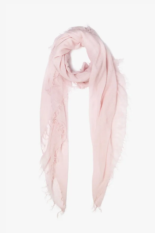Chan Luu Scarves Cashmere And Silk Scarf Mauve Chalk 8211 Women