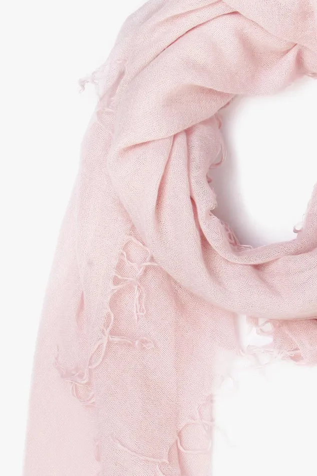 Chan Luu Scarves Cashmere And Silk Scarf Mauve Chalk 8211 Women