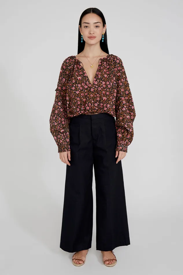 Chan Luu Tops Greta Blouse Sachet Pink 8211 Women