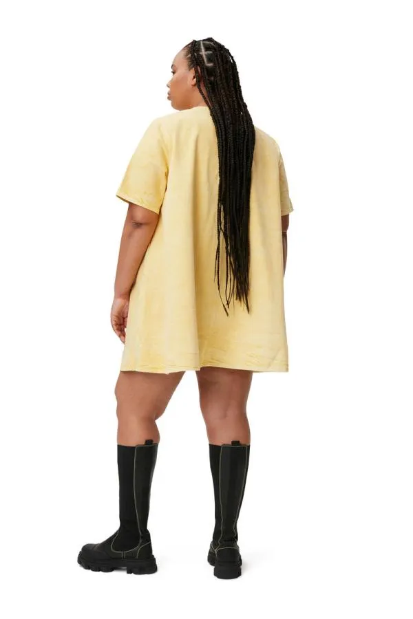 Clothing GANNI Dresses Aline Mini Dress Natural Yellow
