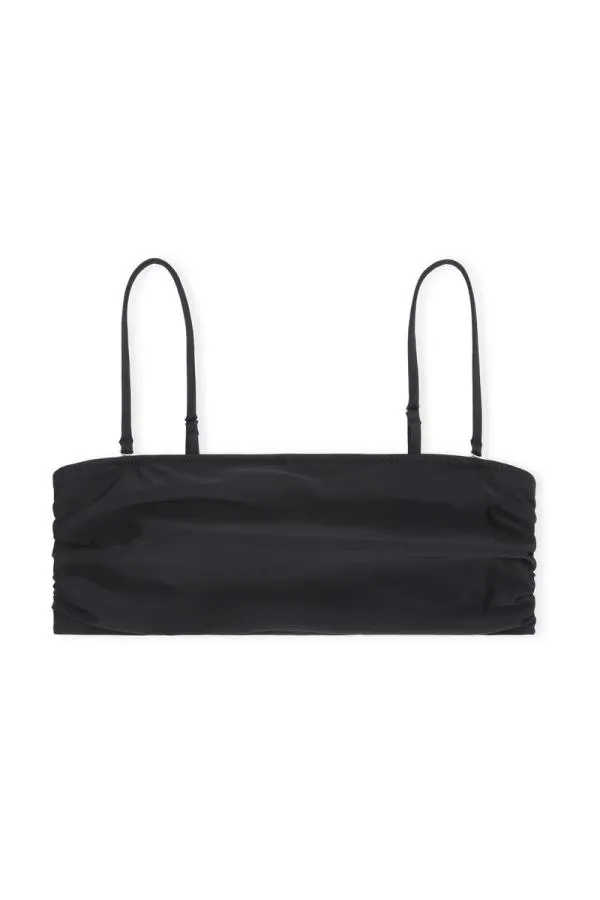 Clothing GANNI Extended Sizes Bralette Bikini Top Black Clothing GANNI Extended Sizes Bralette Bikini Top Black