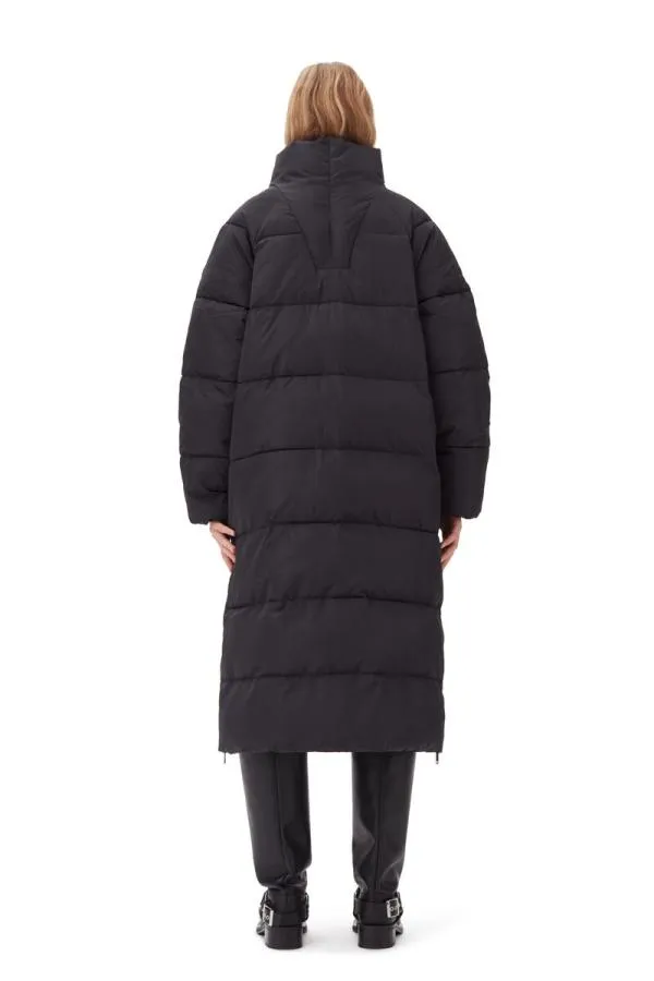 Clothing GANNI Outerwear Oversized Tech Puffer Coat Phantom Clothing GANNI Outerwear Oversized Tech Puffer Coat Phantom