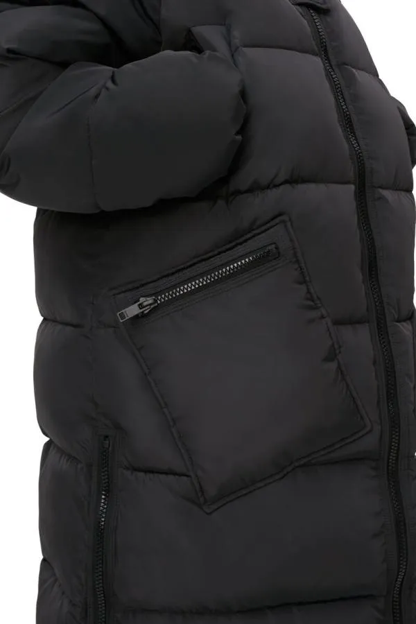 Clothing GANNI Outerwear Oversized Tech Puffer Coat Phantom Clothing GANNI Outerwear Oversized Tech Puffer Coat Phantom
