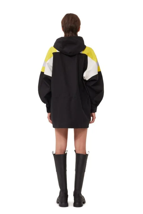 Clothing GANNI Outerwear X 66North Kria Shell Jacket Black