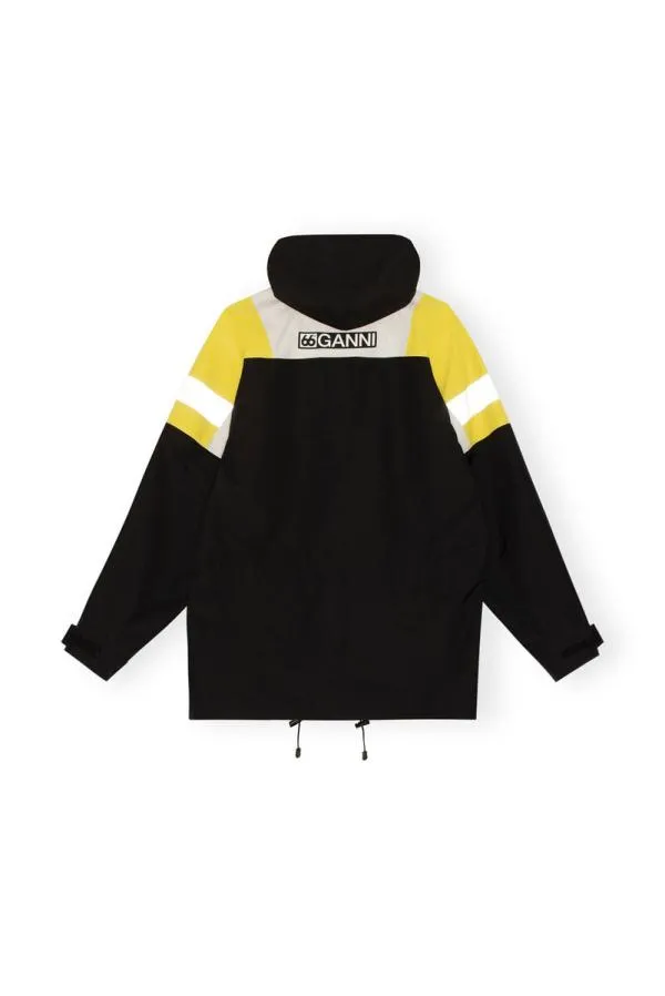 Clothing GANNI Outerwear X 66North Kria Shell Jacket Black