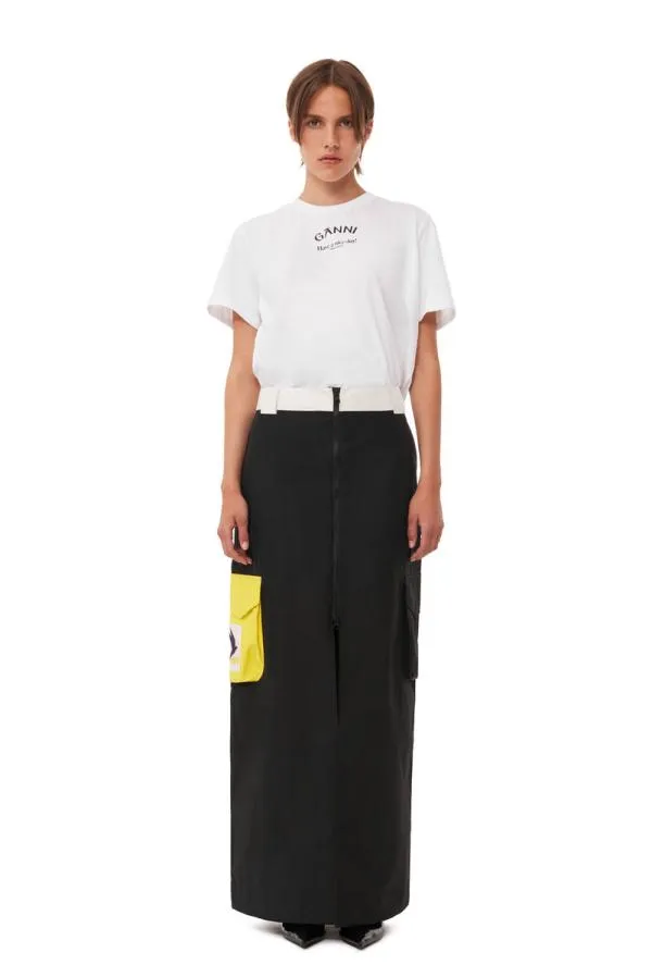 Clothing GANNI Skirts X 66North Kria Long Skirt Black