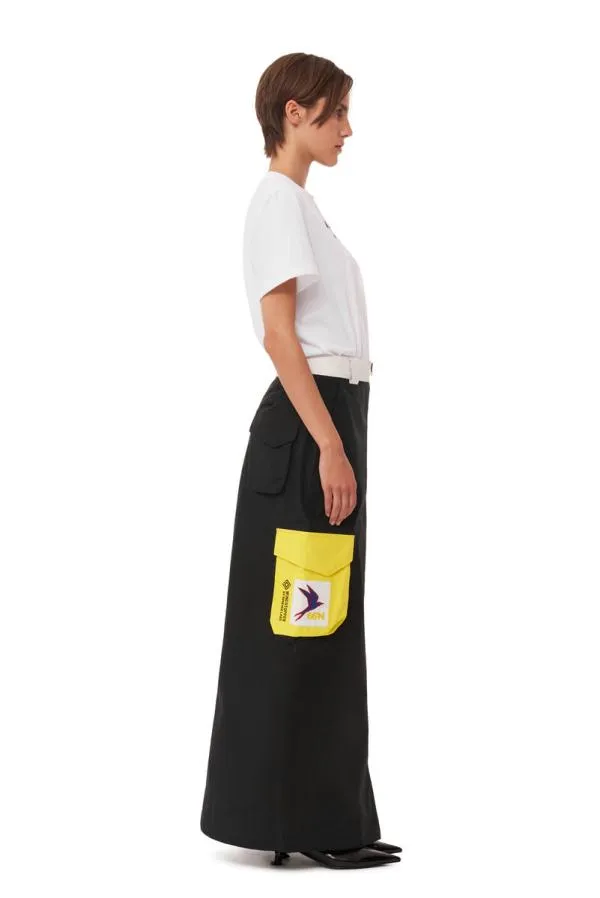 Clothing GANNI Skirts X 66North Kria Long Skirt Black