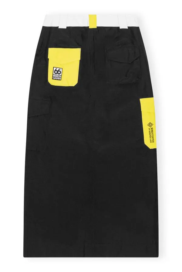 Clothing GANNI Skirts X 66North Kria Long Skirt Black