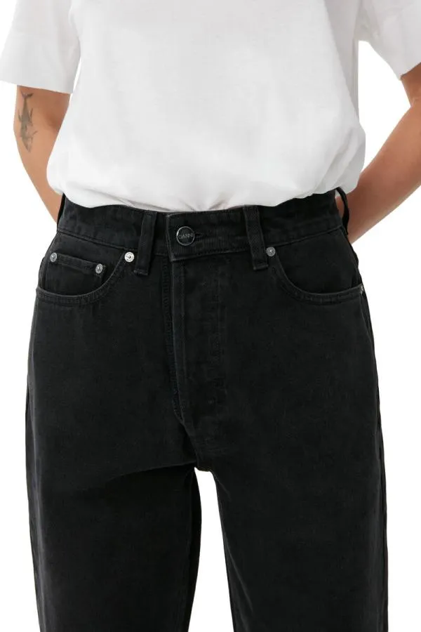 Clothing GANNI Trousers Figni Jeans Washed Blackblack