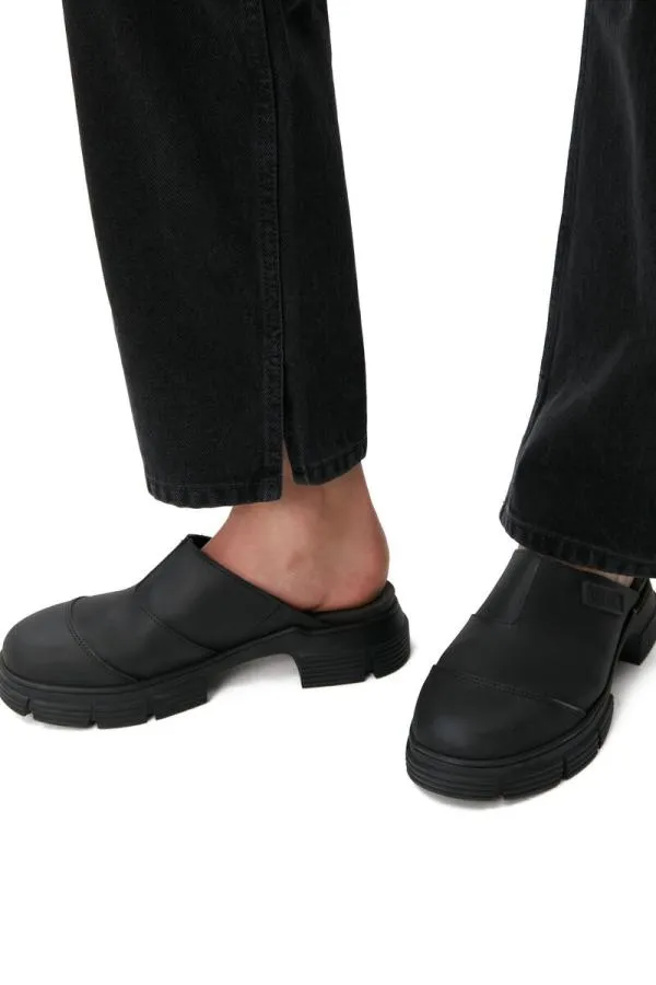 Clothing GANNI Trousers Figni Jeans Washed Blackblack