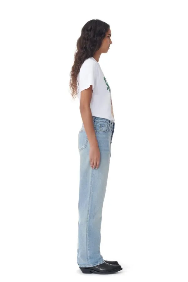 Clothing GANNI Trousers Light Blue Vintage Figni Jeans Light Blue Vintage