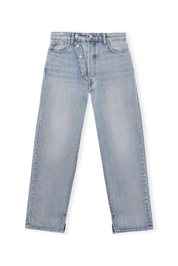 Clothing GANNI Trousers Light Blue Vintage Figni Jeans Light Blue Vintage