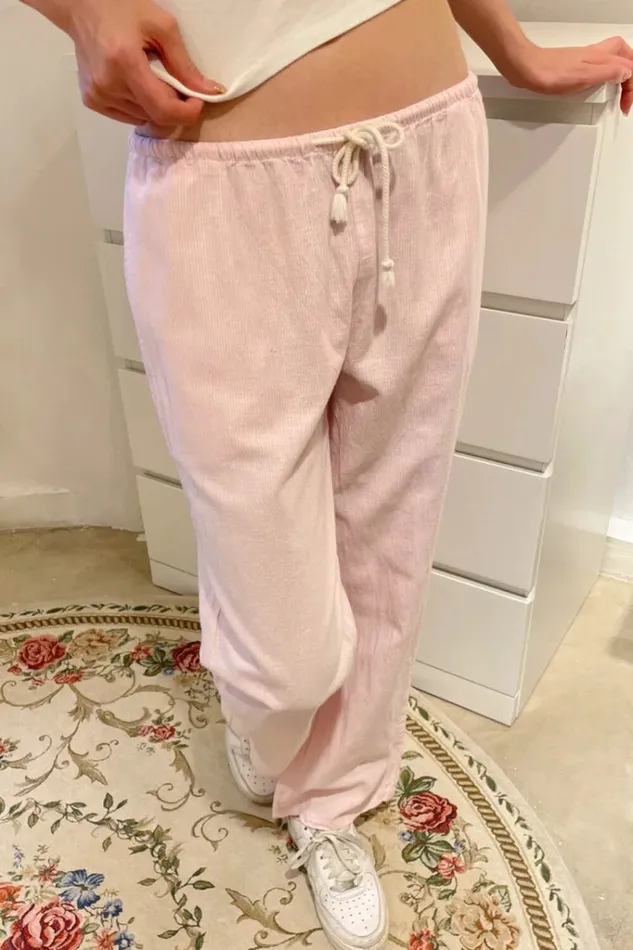 Clothing Nanda Linen Pants Brandy Melville PANTS