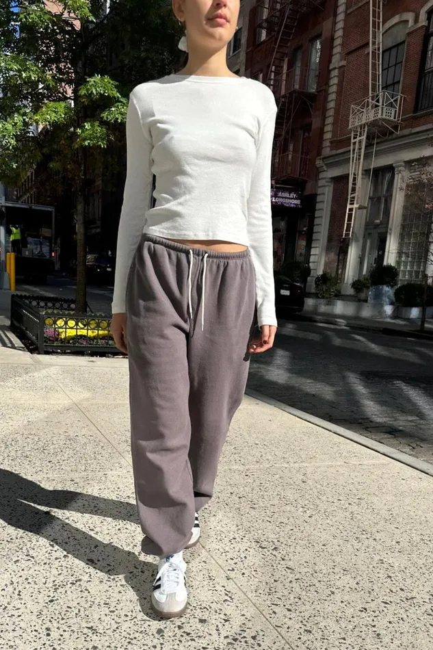 Clothing Rosa Tie Sweatpants Brandy Melville SWEATPANTS and SWEATSHIRTS