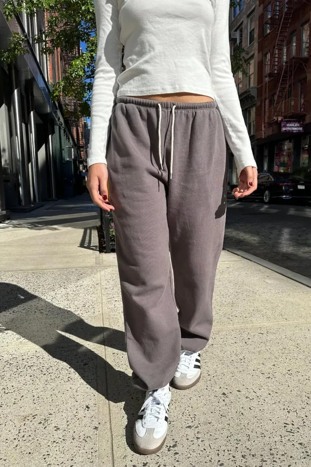 Clothing Rosa Tie Sweatpants Brandy Melville SWEATPANTS and SWEATSHIRTS