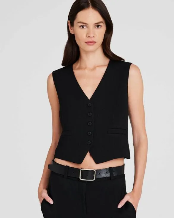 Club Monaco Blazers and Suiting Classic Flawless Vest Black 8211 Women
