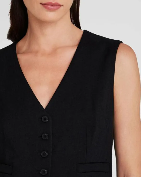 Club Monaco Blazers and Suiting Classic Flawless Vest Black 8211 Women
