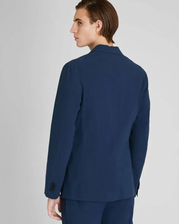Club Monaco Blazers and Suiting Seersucker Blazer Navy Mix 8211 Men