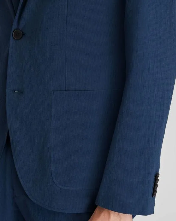 Club Monaco Blazers and Suiting Seersucker Blazer Navy Mix 8211 Men