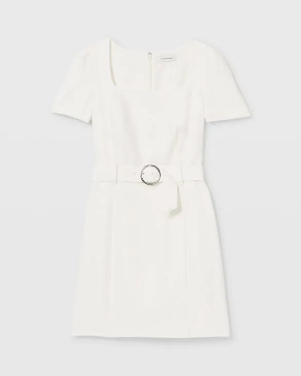 Club Monaco Dresses and Jumpsuits Belted Mini Dress White 8211 Women