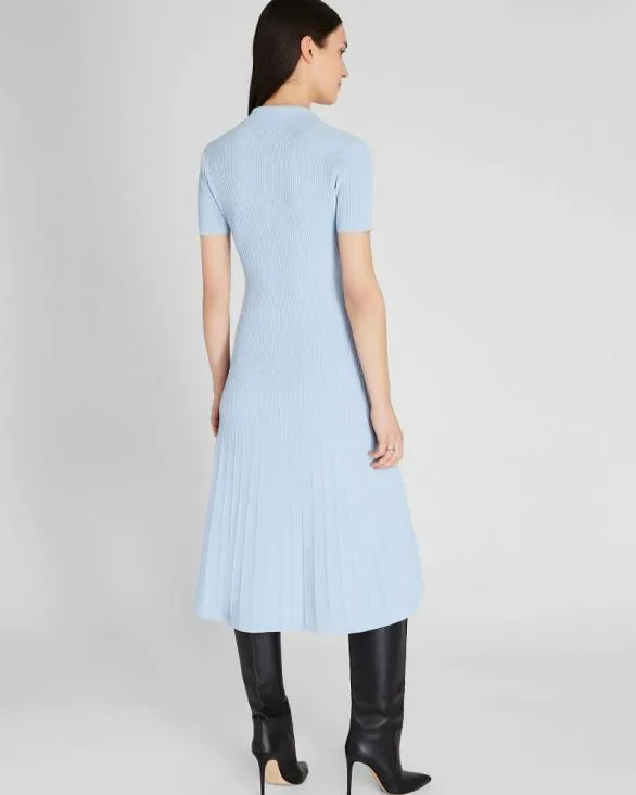 Club Monaco Dresses and Jumpsuits Johnny Collar Midi Dress Sky Light 8211 Women