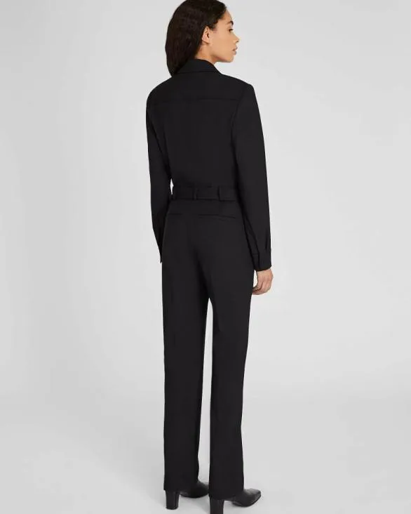 Club Monaco Dresses and Jumpsuits Tailored Crepe Jumpsuit Black 8211 Women