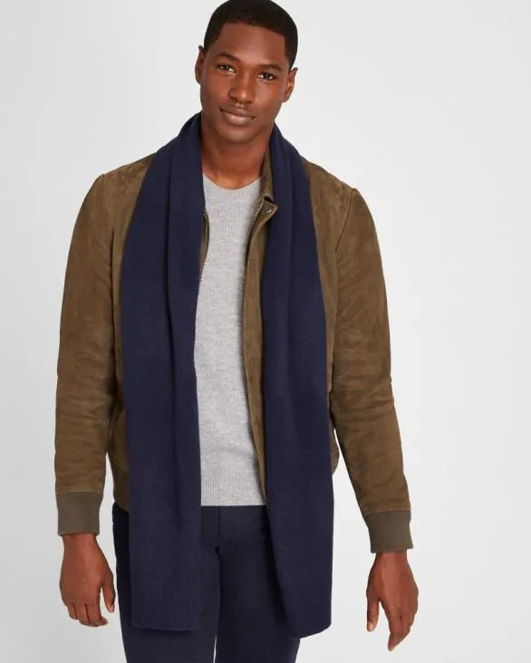 Club Monaco Hats Scarves and Gloves Kensington Scarf Blue 8211 Men