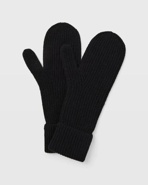 Club Monaco Hats Scarves and Gloves WoolCashmere Mittens Black 8211 Women