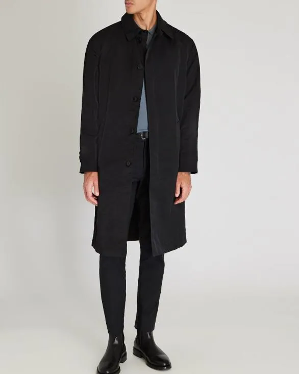 Club Monaco Jackets and Coats Crinkled Nylon Car Coat Black 8211 Men