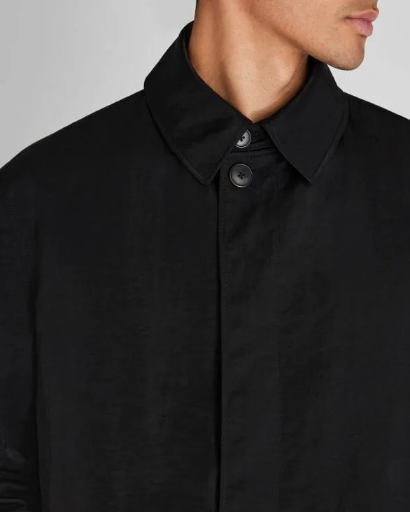 Club Monaco Jackets and Coats Crinkled Nylon Car Coat Black 8211 Men