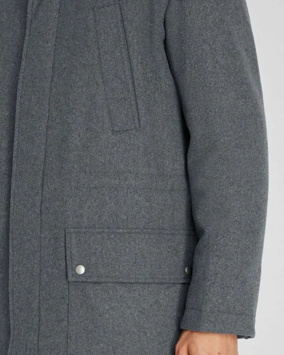 Club Monaco Jackets and Coats Wool Blend Padded Parka Grey 8211 Men