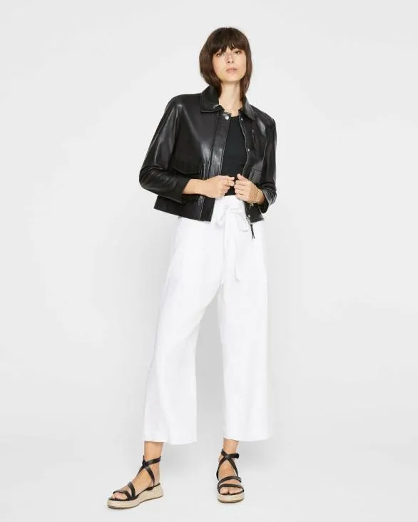 Club Monaco Pants Anreannah Wide Leg Pant White 8211 Women