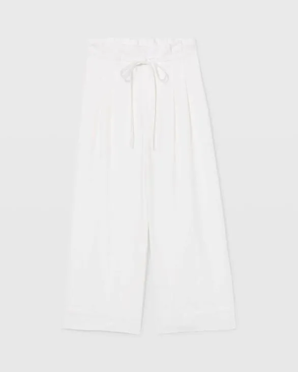 Club Monaco Pants Anreannah Wide Leg Pant White 8211 Women