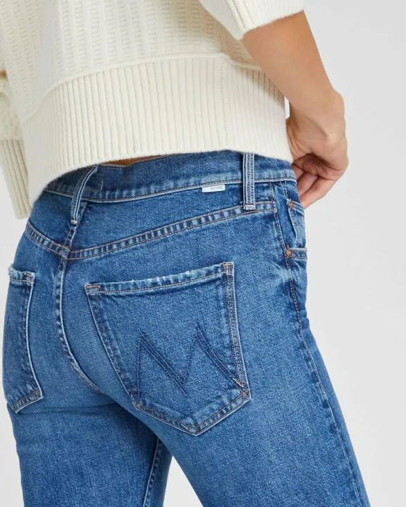 Club Monaco Pants MOTHER Mid Rise Rider Ankle Fray Jeans Denim 8211 Women