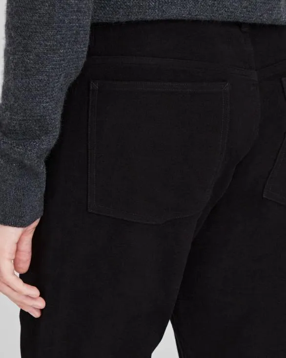 Club Monaco Pants Straight Fit Moleskin Pant Black 8211 Men