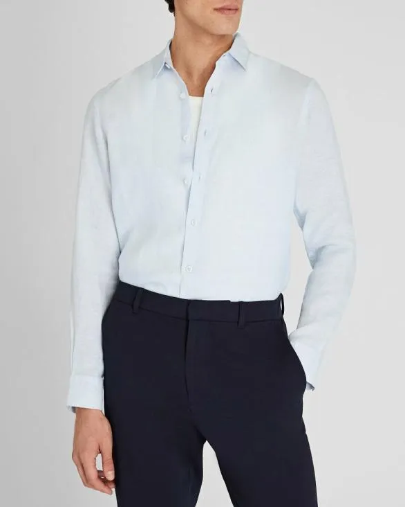 Club Monaco Shirts Carlo Bassetti Italian Linen Stripe Shirt Blue White Stripe 8211 Men Club Monaco Shirts Carlo Bassetti Italian Linen Stripe Shirt Blue White Stripe 8211 Men