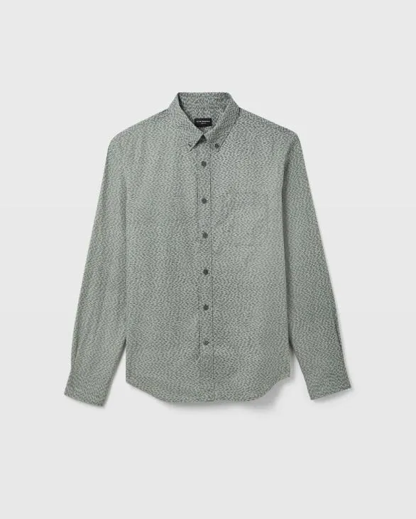 Club Monaco Shirts LongSleeve Textured Print Poplin Shirt Multi 8211 Men