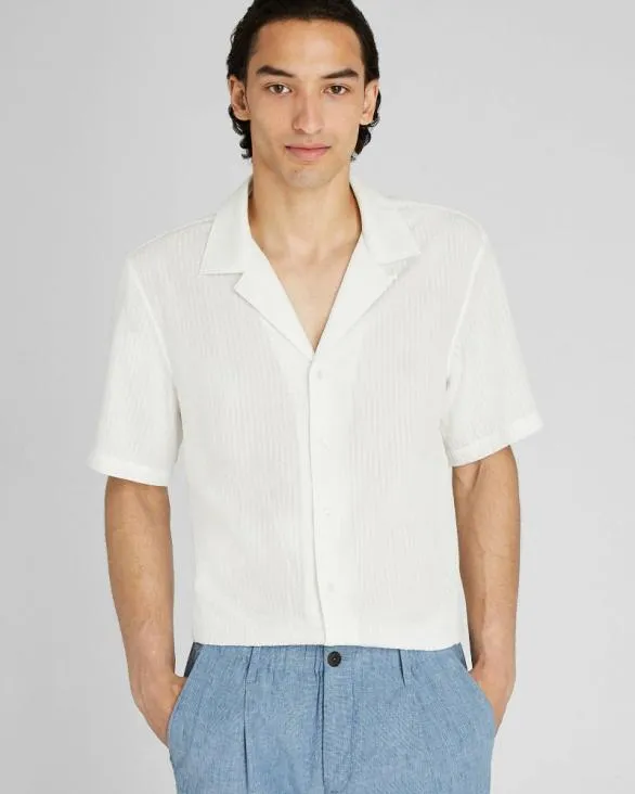 Club Monaco Shirts Short Sleeve Camp Collar Seersucker Shirt Antique White 8211 Men Club Monaco Shirts Short Sleeve Camp Collar Seersucker Shirt Antique White 8211 Men