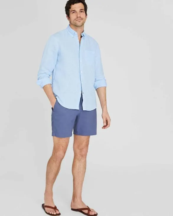 Club Monaco Shorts Baxter Texture 7034 Short Twighlight 8211 Men