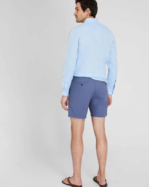 Club Monaco Shorts Baxter Texture 7034 Short Twighlight 8211 Men