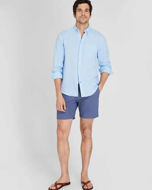 Club Monaco Shorts Baxter Texture 7034 Short Twighlight 8211 Men
