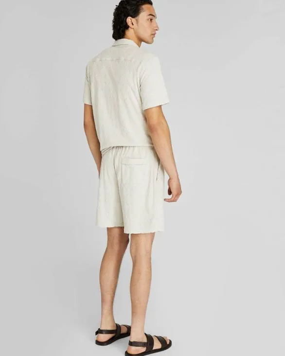 Club Monaco Shorts Jacquard Toweling Short Light Khaki 8211 Men