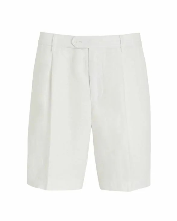 Club Monaco Shorts Pleated Linen Short Blanc De Blanc 8211 Men