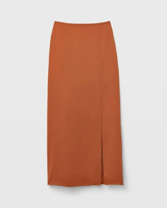 Club Monaco Skirts Trycia Maxi Skirt Tortoise Amber 8211 Women