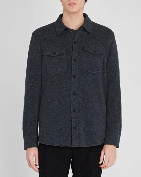 Club Monaco Sweaters Cashmere Sweater Shirt Charcoal 8211 Men