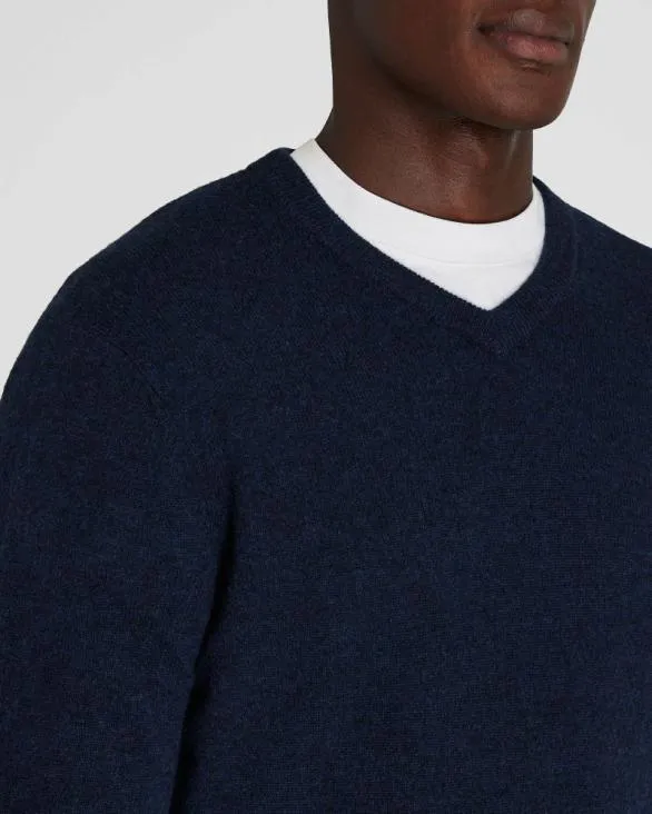 Club Monaco Sweaters Lightweight Cashmere VNeck Sweater Navy 8211 Men
