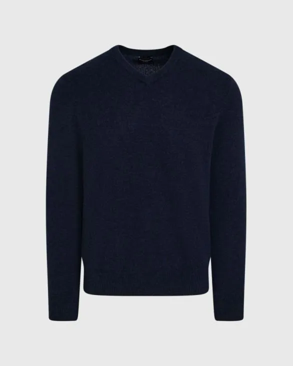 Club Monaco Sweaters Lightweight Cashmere VNeck Sweater Navy 8211 Men